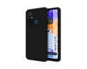 Funda Silicona Líquida Ultra Suave compatible con Xiaomi Redmi 12C color Negra