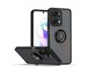 Funda Mate con Borde Negro y Anillo Giratorio 360 para Huawei Honor X7a