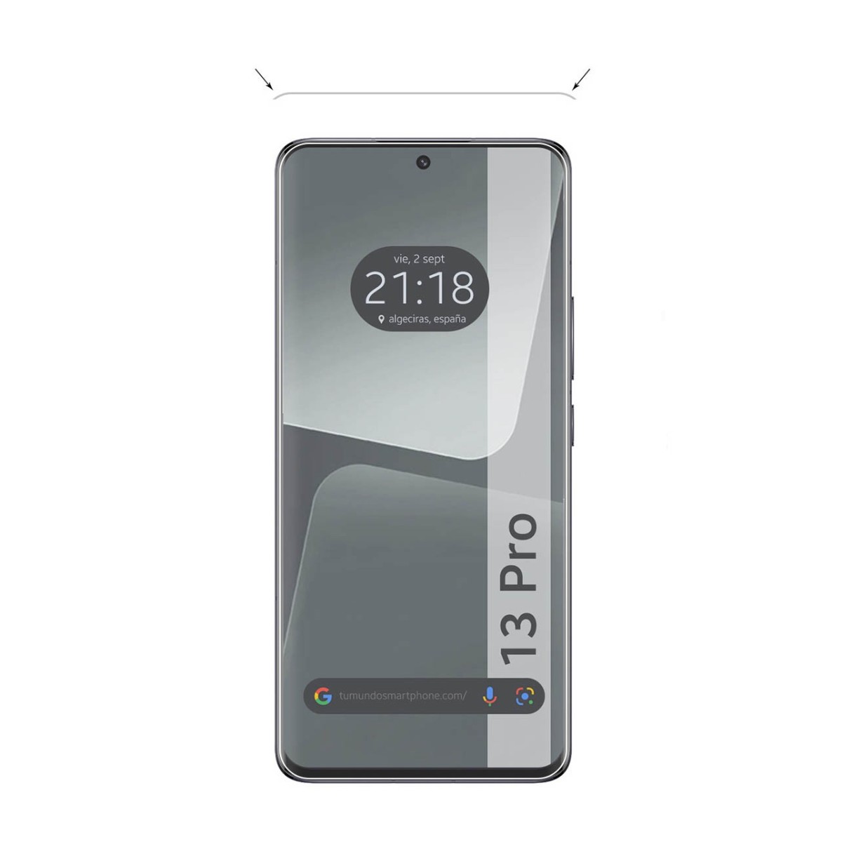 Protector Cristal Templado Completo Curvo UV Full Glue compatible con Xiaomi 13 Pro 5G