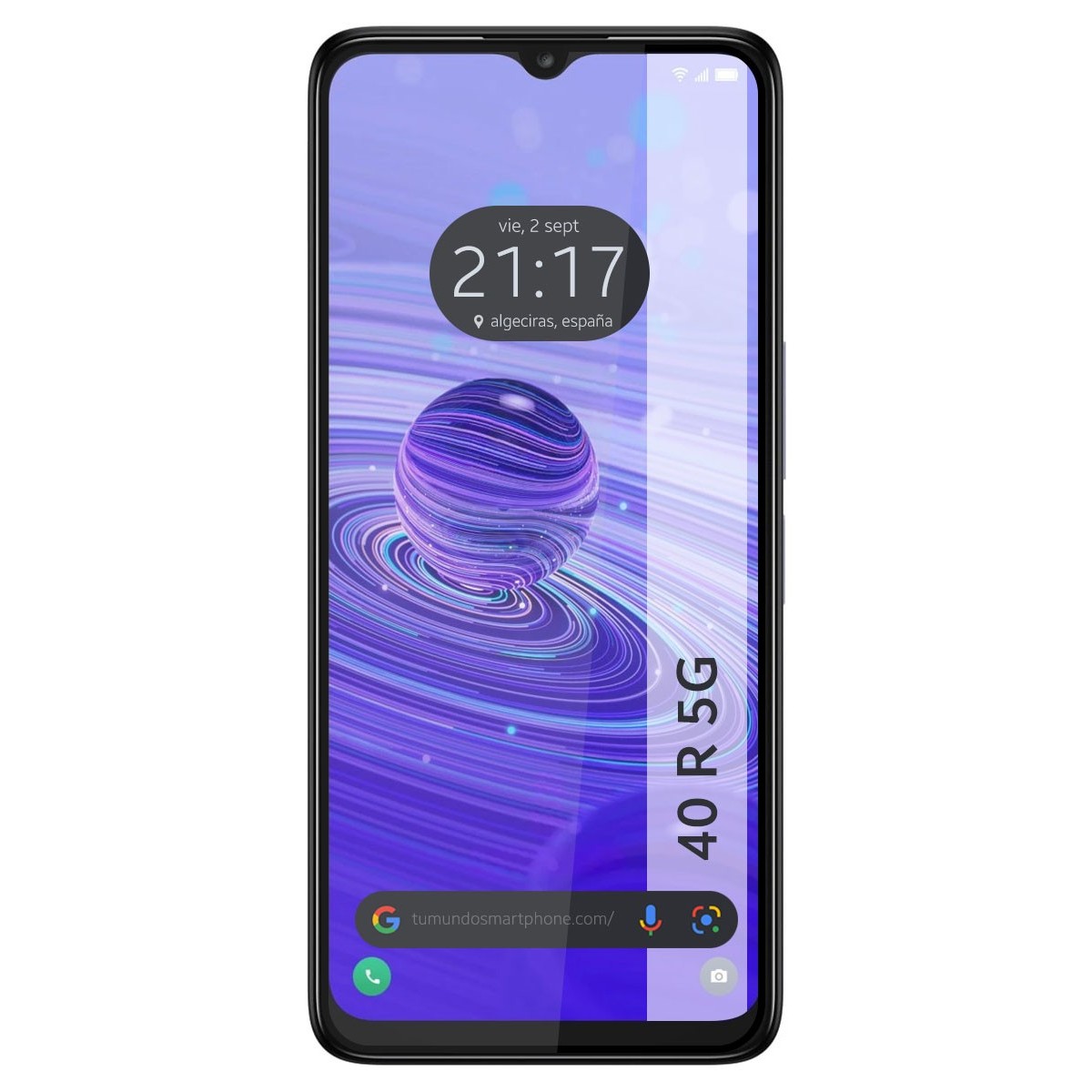 Protector Cristal Templado Completo 5D Full Glue Negro para TCL 40 R 5G Vidrio