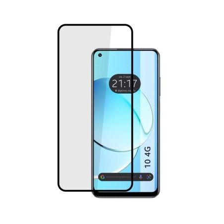 Protector Cristal Templado Completo 5D Full Glue Negro para Realme 10 4G Vidrio