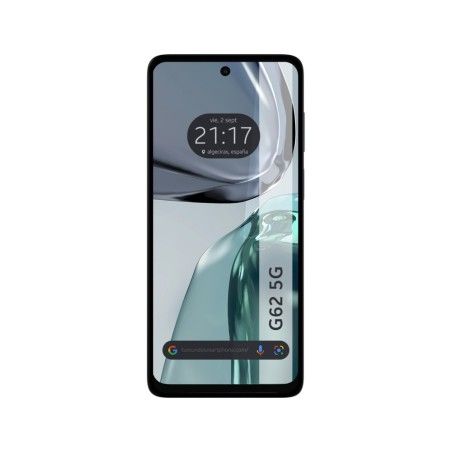 Protector Cristal Templado Completo 5D Full Glue Negro para Motorola Moto G62 5G Vidrio