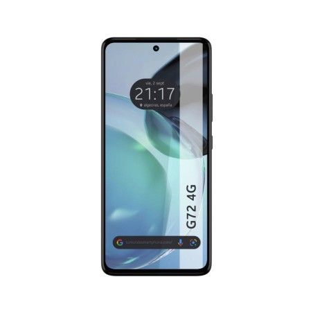 Protector Cristal Templado Completo 5D Full Glue Negro para Motorola Moto G72 4G Vidrio