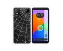 Funda Silicona Transparente para TCL 403 diseño Araña Dibujos