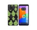 Funda Silicona Transparente para TCL 403 diseño Cactus Dibujos
