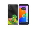 Funda Silicona Transparente para TCL 403 diseño Coco Dibujos