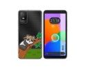 Funda Silicona Transparente para TCL 403 diseño Panda Dibujos