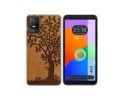 Funda Silicona para TCL 403 diseño Cuero 03 Dibujos