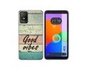 Funda Silicona para TCL 403 diseño Madera 01 Dibujos