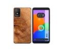 Funda Silicona para TCL 403 diseño Madera 04 Dibujos