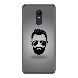 Funda Gel Tpu para Xiaomi Redmi 5 Diseño Barba Dibujos