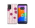 Funda Silicona para TCL 403 diseño Flores Vintage Dibujos