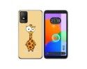 Funda Silicona para TCL 403 diseño Jirafa Dibujos