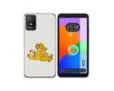 Funda Silicona para TCL 403 diseño Leones Dibujos
