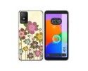 Funda Silicona para TCL 403 diseño Primavera En Flor Dibujos