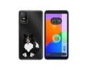 Funda Silicona Transparente para TCL 403 diseño Perros 01 Dibujos