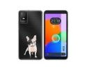 Funda Silicona Transparente para TCL 403 diseño Perros 06 Dibujos