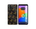 Funda Silicona Transparente para TCL 403 diseño Perros 09 Dibujos