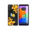Funda Silicona Transparente para TCL 403 diseño Abeja Dibujos