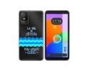 Funda Silicona Transparente para TCL 403 diseño Agua Dibujos