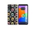 Funda Silicona Transparente para TCL 403 diseño Catrina Dibujos