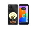 Funda Silicona Transparente para TCL 403 diseño Culo Natural Dibujos