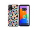 Funda Silicona Transparente para TCL 403 diseño Dulces 02 Dibujos