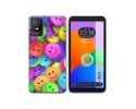Funda Silicona Transparente para TCL 403 diseño Smile Dibujos