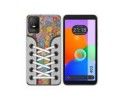 Funda Silicona Transparente para TCL 403 diseño Zapatillas 05 Dibujos
