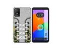 Funda Silicona Transparente para TCL 403 diseño Zapatillas 08 Dibujos