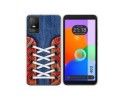 Funda Silicona Transparente para TCL 403 diseño Zapatillas 11 Dibujos