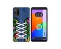 Funda Silicona Transparente para TCL 403 diseño Zapatillas 13 Dibujos