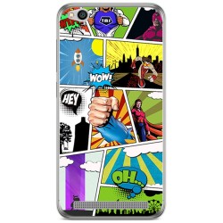 Funda Gel Tpu para Xiaomi Redmi 5A Diseño Comic Dibujos
