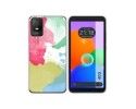 Funda Silicona Transparente para TCL 403 diseño Acuarela 02 Dibujos