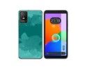 Funda Silicona Transparente para TCL 403 diseño Acuarela 06 Dibujos