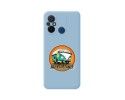 Funda Silicona Líquida Azul compatible con Xiaomi Redmi 12C diseño Adventure Dibujos