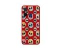 Funda Silicona Líquida Roja compatible con Xiaomi Redmi 12C diseño Catrina Dibujos