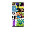 Funda Gel Tpu para Xiaomi Redmi Note 4X / 4 Version Global Diseño Comic Dibujos