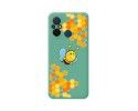 Funda Silicona Líquida Verde compatible con Xiaomi Redmi 12C diseño Abeja Dibujos