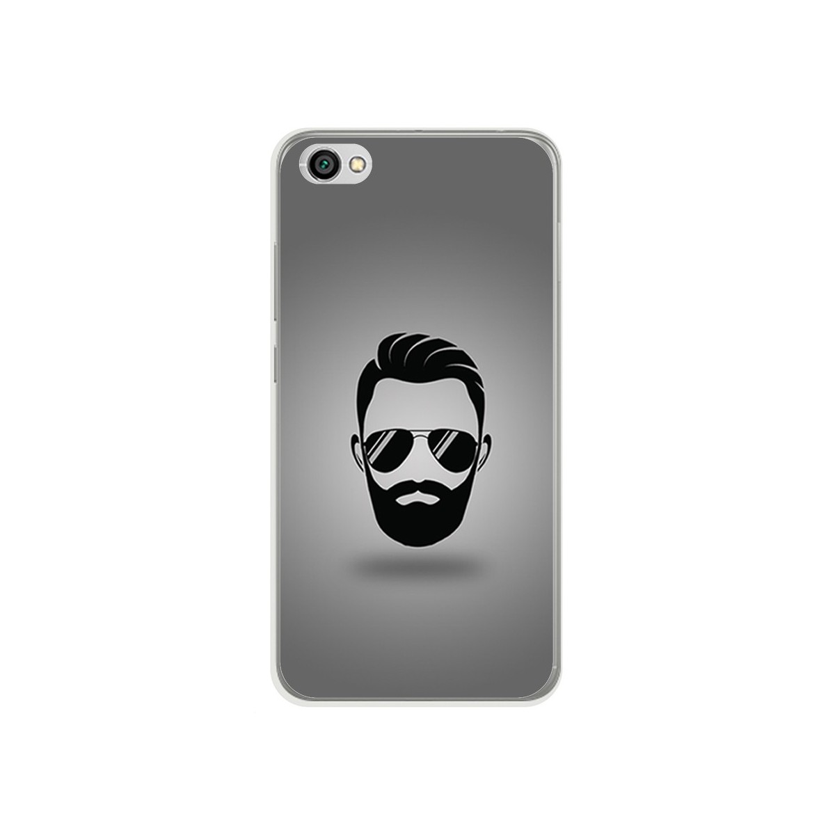 Funda Gel Tpu para Xiaomi Redmi Note 5A Diseño Barba Dibujos