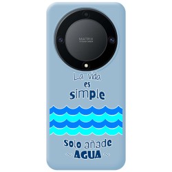 Funda Silicona Líquida Azul para Huawei Honor Magic 5 Lite 5G diseño Agua Dibujos