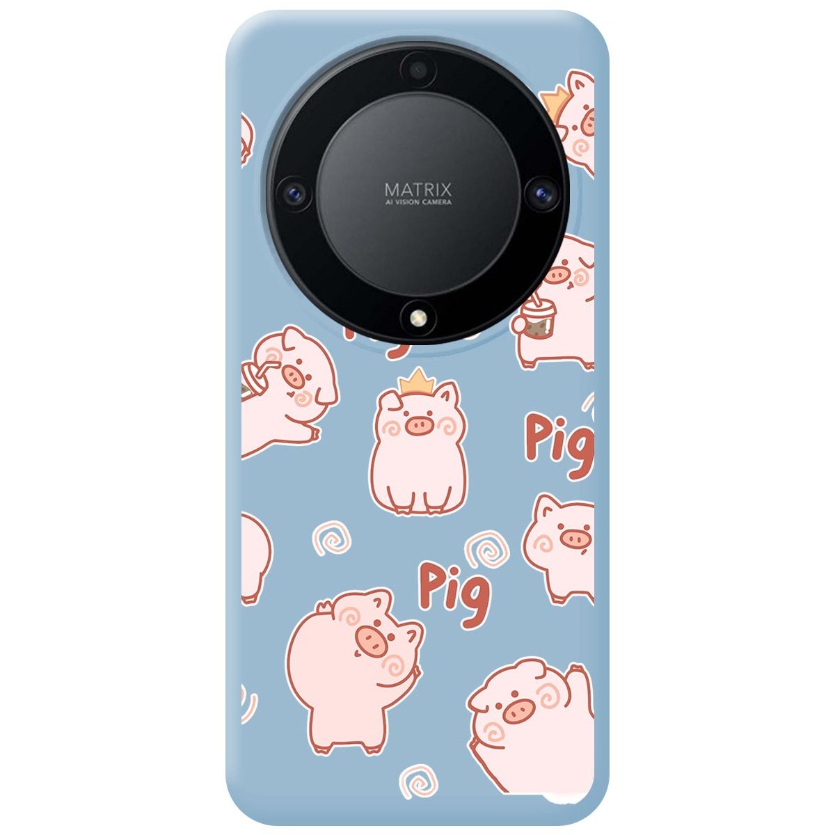 Funda Silicona Líquida Azul Huawei Honor Magic 5 Lite 5g Diseño Cerdos  Dibujos con Ofertas en Carrefour