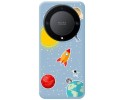 Funda Silicona Líquida Azul para Huawei Honor Magic 5 Lite 5G diseño Espacio Dibujos