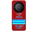 Funda Silicona Líquida Roja para Huawei Honor Magic 5 Lite 5G diseño Agua Dibujos