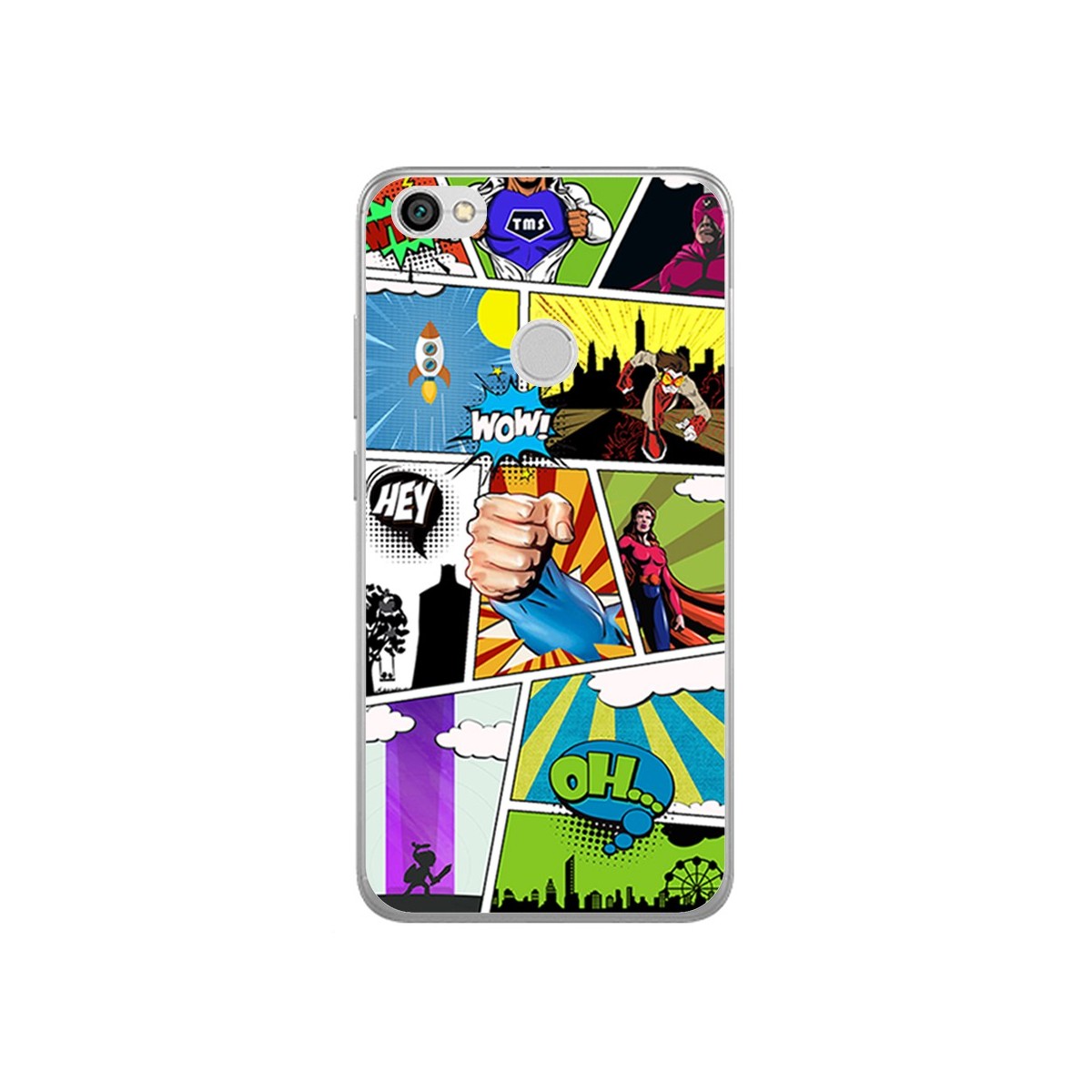 Funda Gel Tpu para Xiaomi Redmi Note 5A Pro / 5A Prime Comic Dibujos