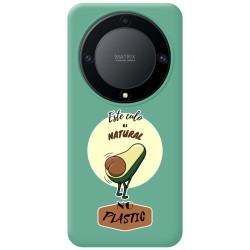 Funda Silicona Líquida Verde para Huawei Honor Magic 5 Lite 5G diseño Culo Natural Dibujos