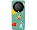Funda Silicona Líquida Verde para Huawei Honor Magic 5 Lite 5G diseño Espacio Dibujos