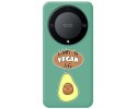 Funda Silicona Líquida Verde para Huawei Honor Magic 5 Lite 5G diseño Vegan Life Dibujos