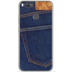 Funda Gel Tpu para Xiaomi Mi 5X / Mi A1 Diseño Vaquero Dibujos