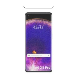 Protector Cristal Templado Completo Curvo UV Full Glue para Oppo Find X5 Pro 5G 2